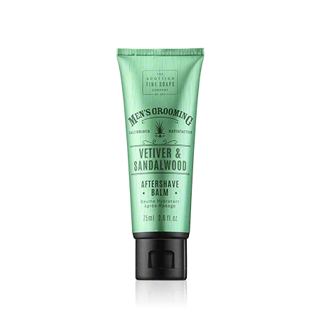 Scottish Fine Soaps Men's Grooming Vetiver & Sandalwood Aftershave Balm (75 ml)
