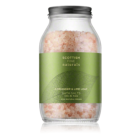 Scottish Fine Soaps Naturals Coriander & Lime Leaf Bath Salts (500 g)