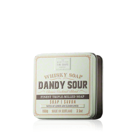 Scottish Fine Soaps Whisky Soap Dandy Sour in a Tin (100 g)