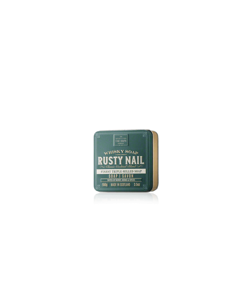 Scottish Fine Soaps Whisky Soap Rusty Nail in a Tin (100 g)