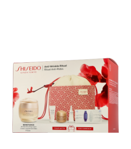 Shiseido Benefiance Set mit Wrinkle Smoothing Cream