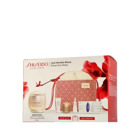Shiseido Benefiance Set mit Wrinkle Smoothing Cream