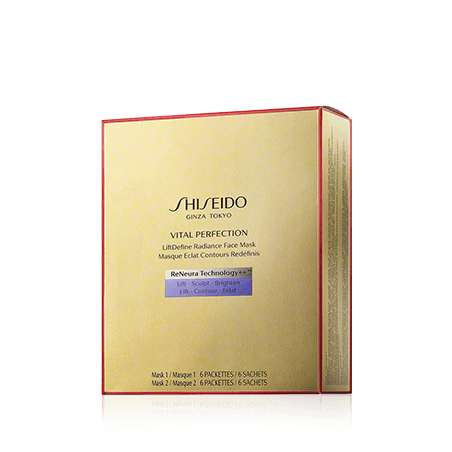 Shiseido Vital Perfection Liftdefine Radiance Face Mask (6 x 2 Stück)