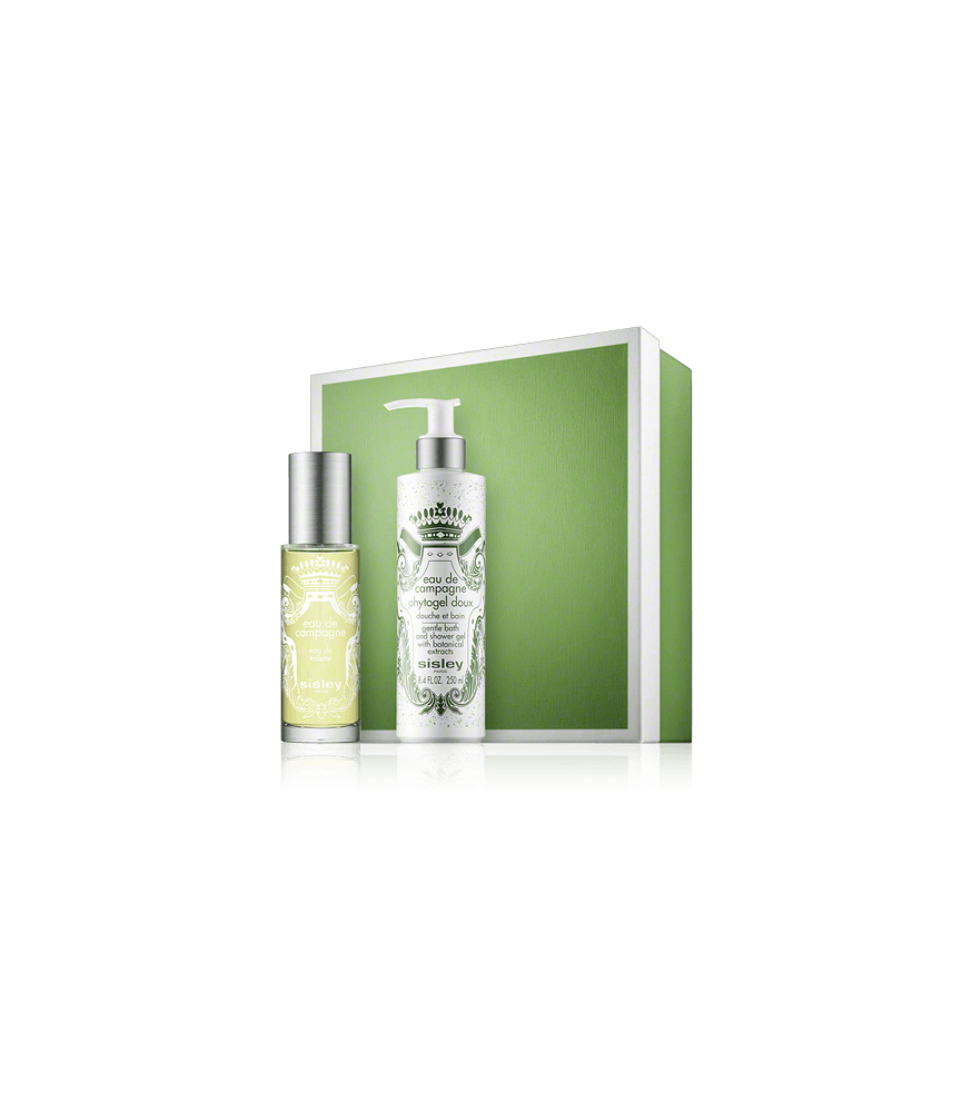 Sisley Eau de Campagne 100 ml EdT Set mit Gentle Bath and Shower Gel