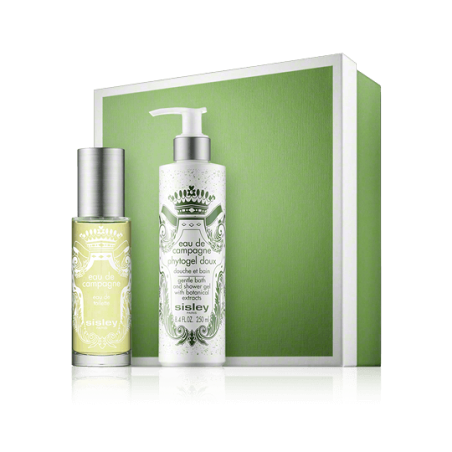 Sisley Eau de Campagne 100 ml EdT Set mit Gentle Bath and Shower Gel