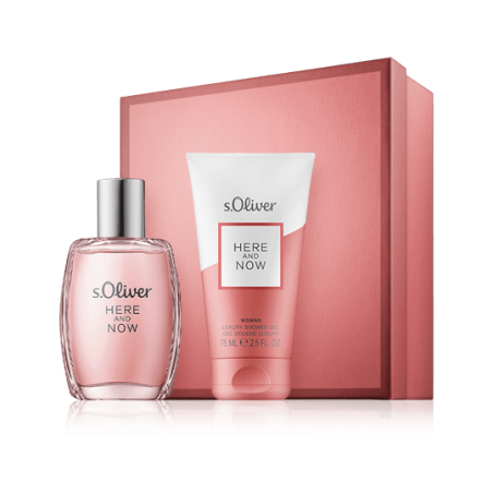 s.Oliver Here and Now for Women 30 ml EdT Set mit Shower Gel