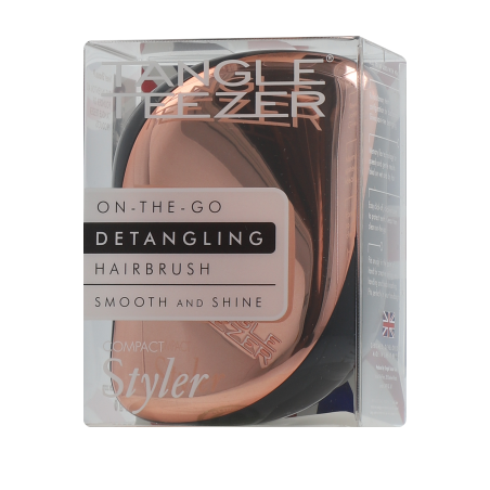 Tangle Teezer Compact Styler Hairbrush Rose Gold Black