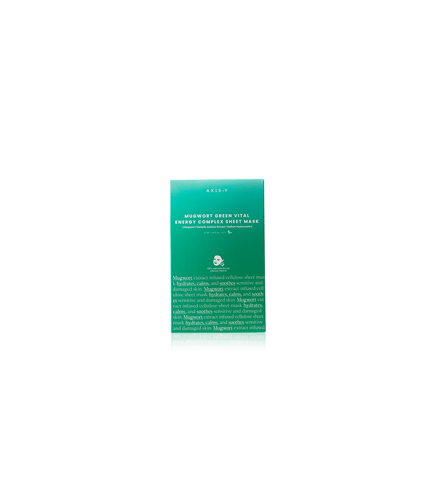 AXIS-Y 6+1+1 Mugwort Green Vital Energy Complex Sheet Mask (27 ml)
