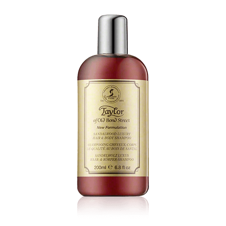 Taylor of Old Bond Street Sandalwood Luxury Hair & Body Shampoo (200 ml)