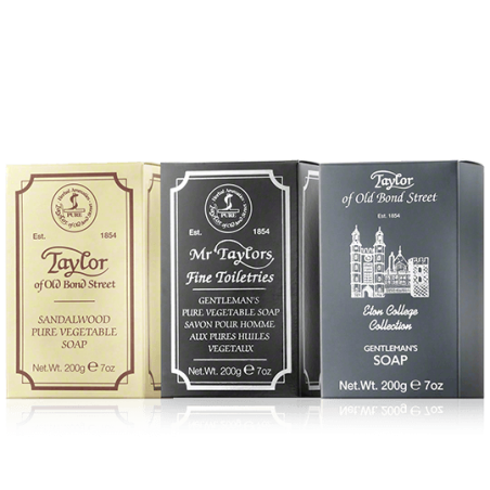 Taylor of Old Bond Street Soap Mixed Bath Soaps (3 x 200 g)