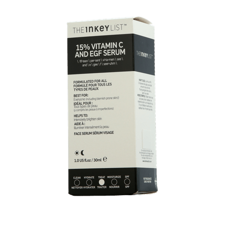 The Inkey List Face Care 15% Vitamin C + EGF Serum (30 ml)
