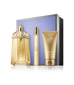 Thierry Mugler Alien Goddess 60 ml EdP Set mit Bodylotion & EdP Spray (nachfüllbar)