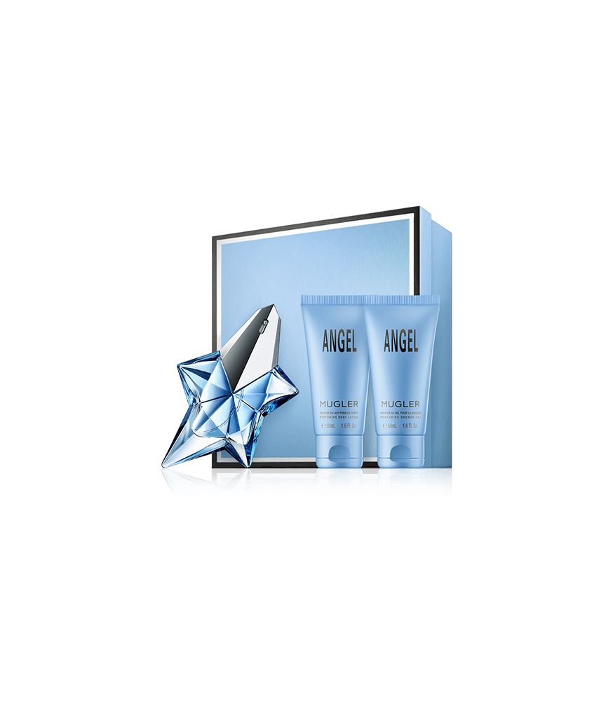 Thierry Mugler Angel 25 ml EdP nachfüllbar mit Shower Gel & Body Lotion