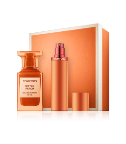 Tom Ford Bitter Peach 50 ml EdP Set mit Travel EdP Spray Refillable