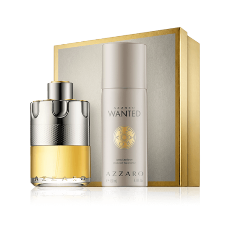 Azzaro Wanted 100 ml EdT Set mit Deodorant Spray