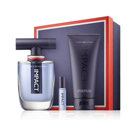 Tommy Hilfiger Impact 100 ml EdT Set mit Hair and Body Wash