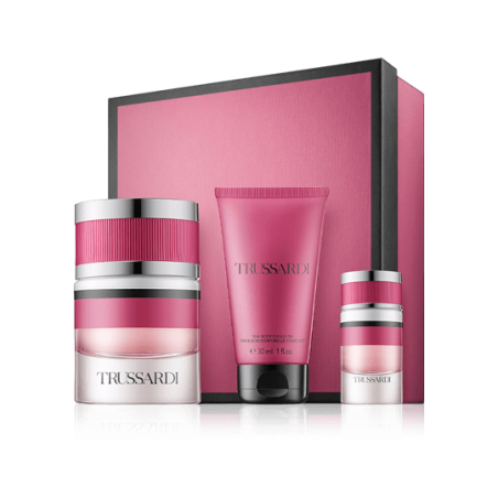 Trussardi Ruby Red 30 ml EdP Set mit Body Lotion & Mini EdP Spray