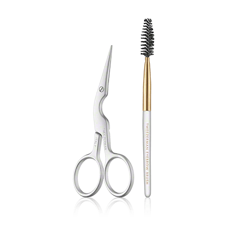 Tweezerman Lashes & Brows Brow Shaping Scissors & Brush (2-teilig)