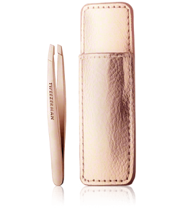 Tweezerman Pinzetten Mini Slant Tweezer & Case Rose Gold (2-teilig)