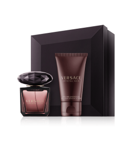 Versace Crystal Noir 30 ml EdT Set mit Body Lotion