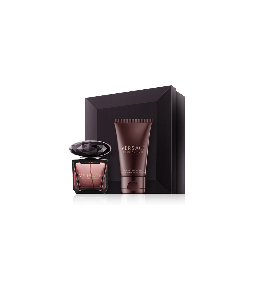 Versace Crystal Noir 30 ml EdT Set mit Body Lotion