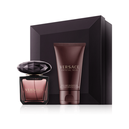 Versace Crystal Noir 30 ml EdT Set mit Body Lotion