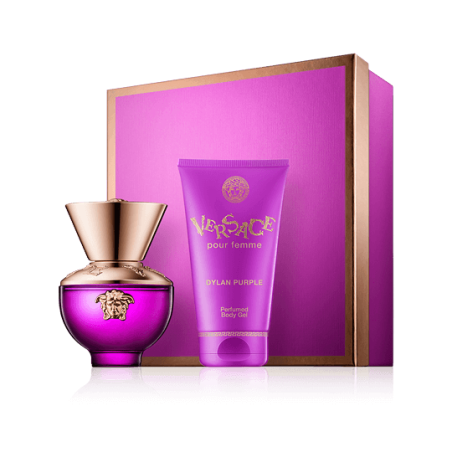 Versace Dylan Purple 30 ml EdP Set mit Body Lotion