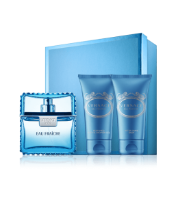 Versace Man Eau Fraiche 50 ml EdT Set 2x Pflege
