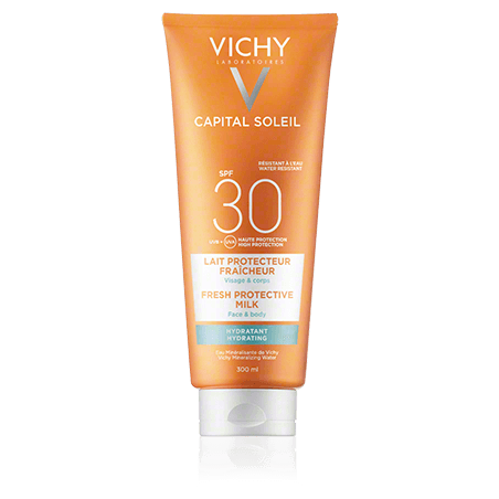 Vichy Capital Soleil Fresh Protective Milk Face & Body SPF 30 (300 ml)