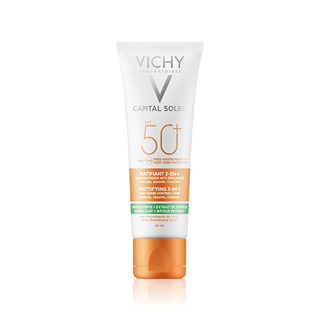 Vichy Capital Soleil Mattifying 3-in-1 Daily Shine Control Care SPF 50+ (50 ml)