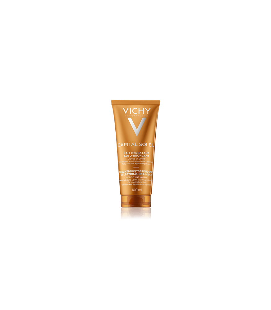 Vichy Capital Soleil Moisturizing Self-Tanning Milk - Face and Body (100 ml)