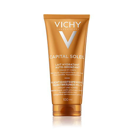 Vichy Capital Soleil Moisturizing Self-Tanning Milk - Face and Body (100 ml)