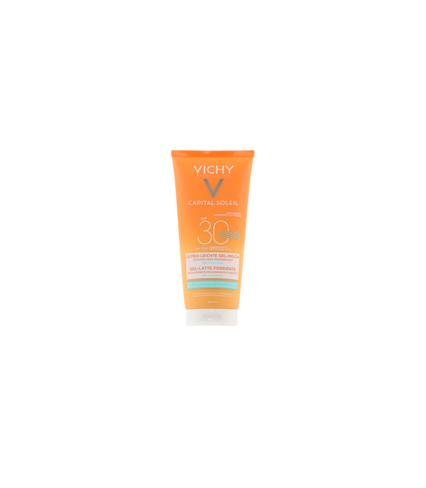 Vichy Capital Soleil Ultra-Melting Milk-Gel for Wet or Dry Skin SPF 30 (200 ml)