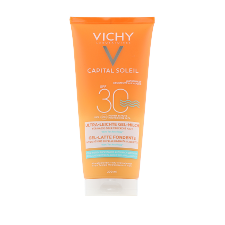 Vichy Capital Soleil Ultra-Melting Milk-Gel for Wet or Dry Skin SPF 30 (200 ml)