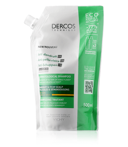 Vichy Dercos Anti-Dandruff Dermatological Shampoo Dry Hair Refill (500 ml)