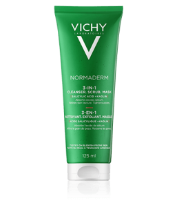 Vichy Normaderm 3 in 1 Scrub + Cleanser + Mask (125 ml)