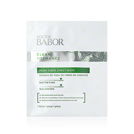 Babor Doctor Babor CleanFormance Hemp Fiber Sheet Mask