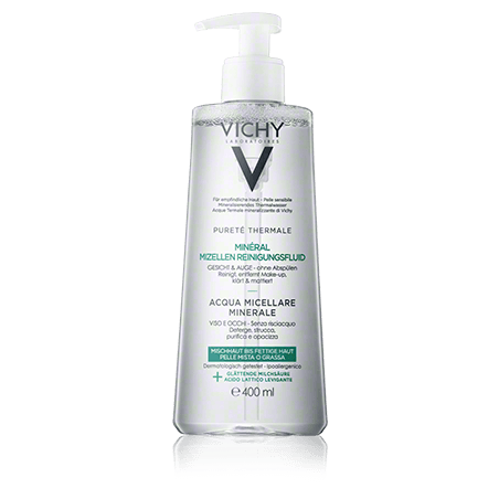 Vichy Pureté Thermale Mineral Micellar Water Combination to Oily Skin (400 ml)