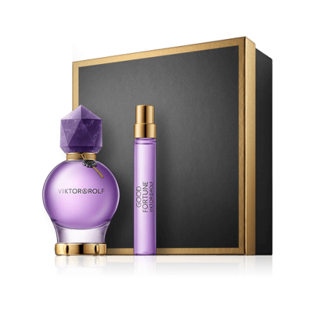 Viktor & Rolf Good Fortune 50 ml EdP Set mit Mini EdP Spray (nachfüllbar)
