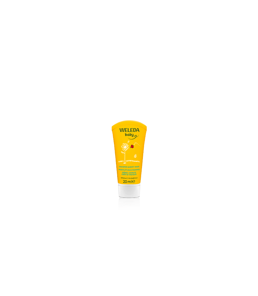 Weleda Baby Calendula Waschlotion & Shampoo (20 ml)