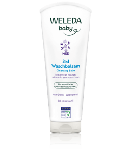 Weleda Baby Med 3in1 Baby Med 3in1 Waschbalsam Weiße Malve (200 ml)
