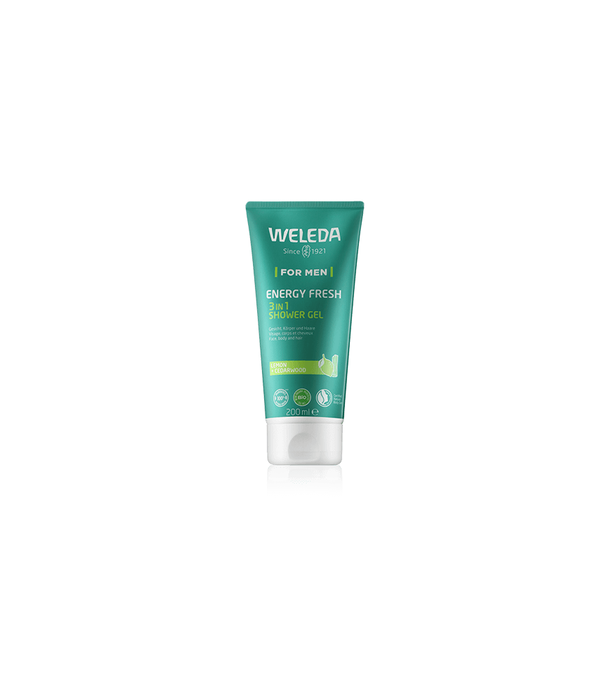 Weleda For Men Energy Fresh 3 in 1 Shower Gel (200 ml)
