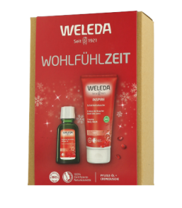 Weleda Granatapfel Set mit Schönheitsdusche & Pflege-Öl