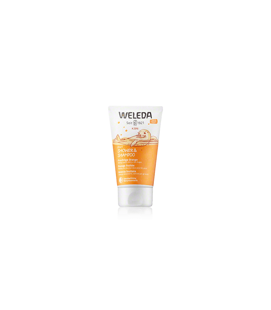 Weleda Kids Shower & Shampoo Fruchtige Orange (150 ml)
