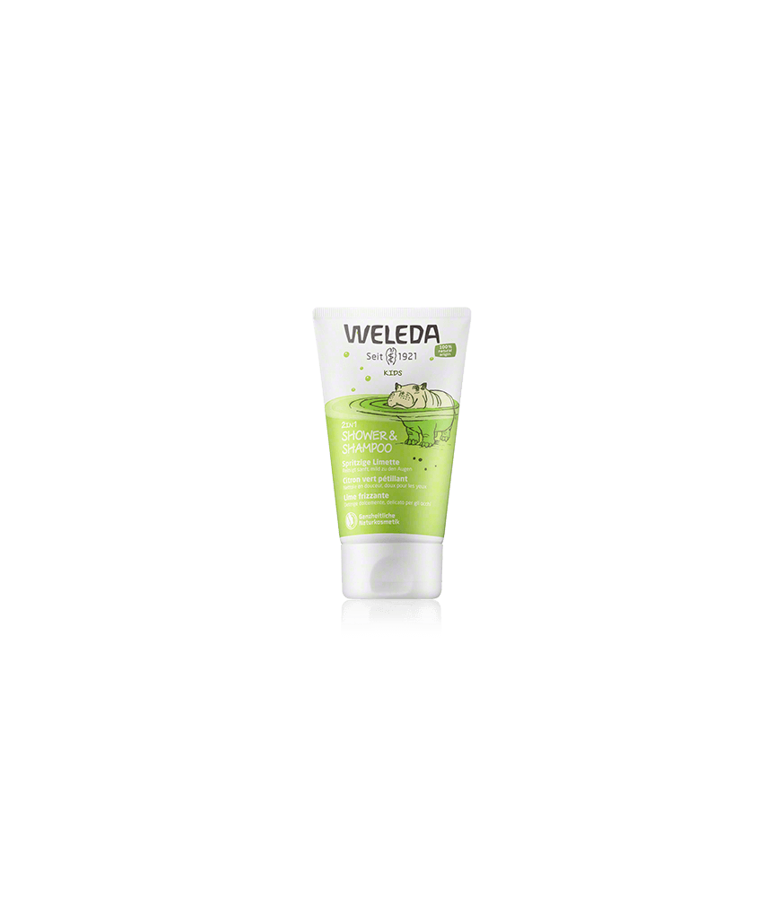 Weleda Kids Shower & Shampoo Spritzige Limette (150 ml)