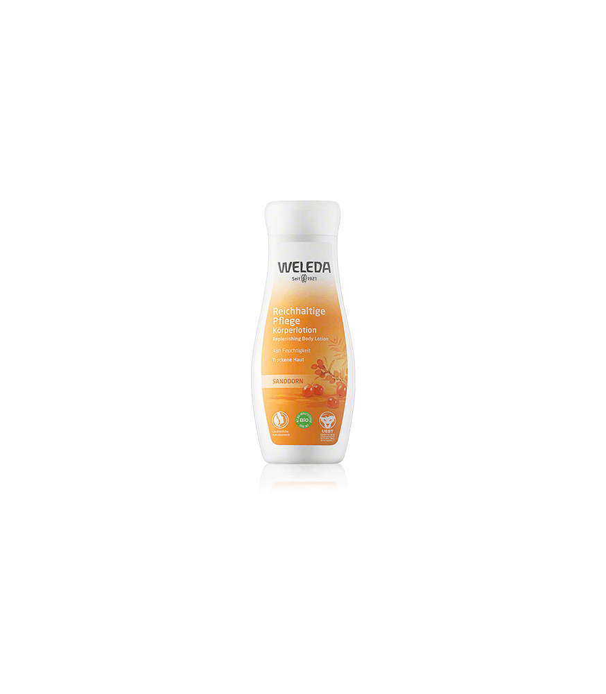 Weleda Sanddorn Reichhaltige Pflege Körperlotion (200 ml)