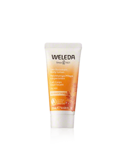Weleda Sanddorn Reichhaltige Pflege Körperlotion Travel Size (20 ml)