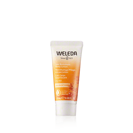Weleda Sanddorn Reichhaltige Pflege Körperlotion Travel Size (20 ml)