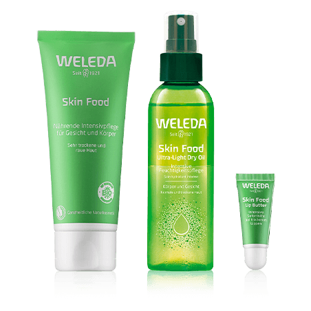 Weleda Skin Food Set Face Make-Up Glow Effect