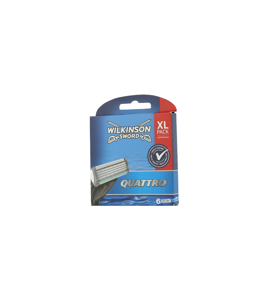 Wilkinson Quattro Klingen (6 Stück)